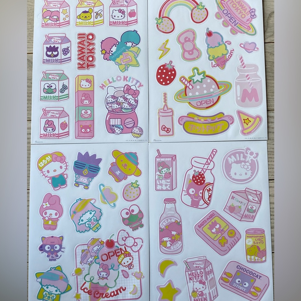 Hello Kitty Sticker Sheets - - Picture 2 of 3